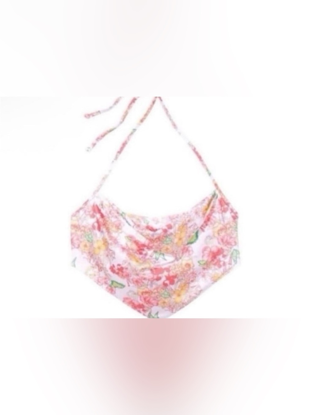 Butterfly Floral Halter Bikini Set - Picture 4 of 6